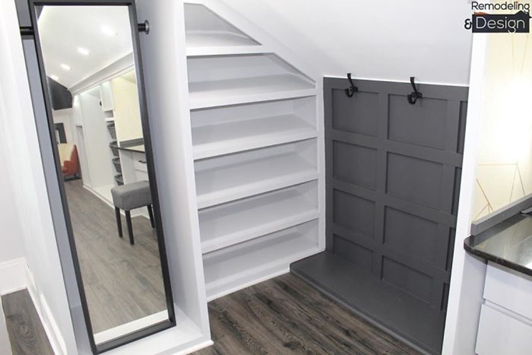 Attic Turned To Closet