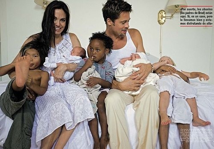 Brad Pitt, Angelina Jolie Family