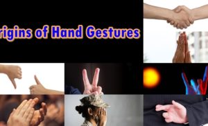 hand gestures origin