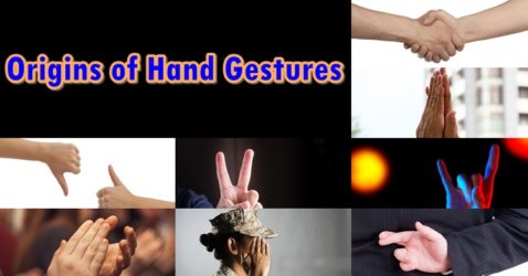 hand gestures origin
