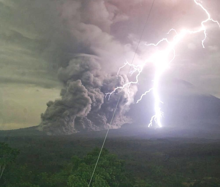 Volcanic Eruptions Lightning Storms