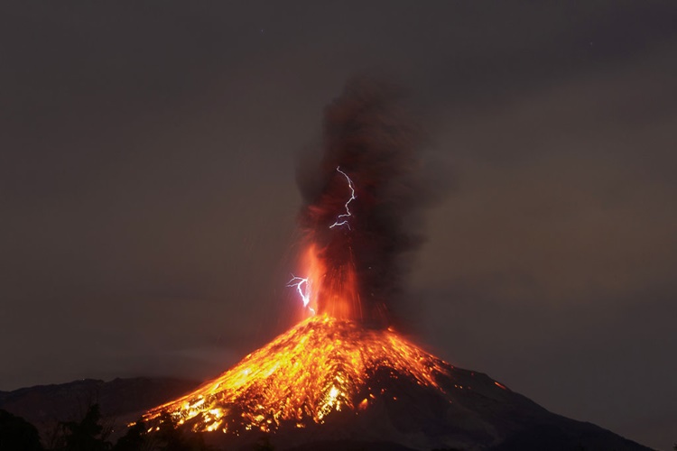 Volcanic Eruptions Lightning Storms