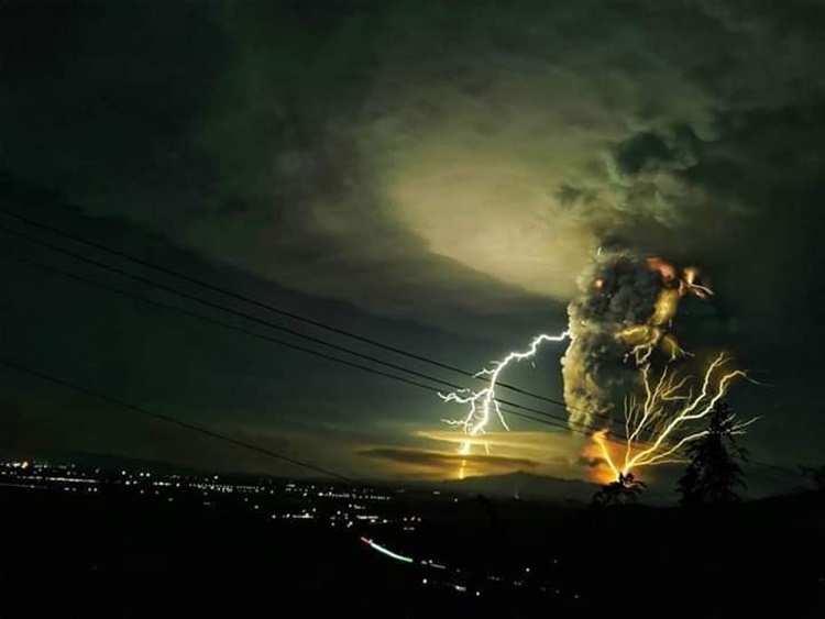 Volcanic Eruptions Lightning Storms