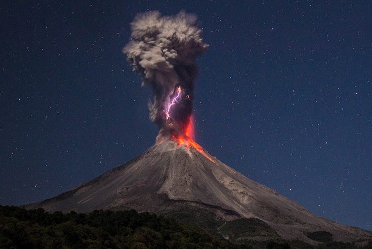 Volcanic Eruptions Lightning Storms