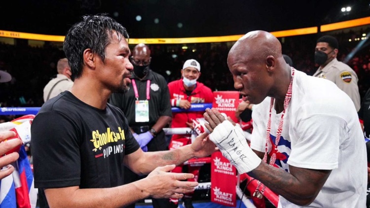 Yordenis Ugas, Manny Pacquiao