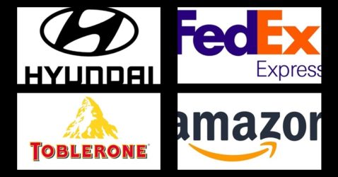 hidden messages company logos