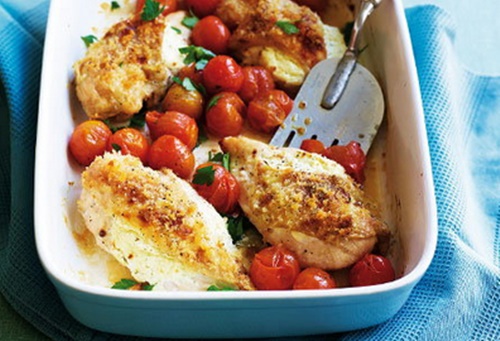 Creamy Chicken-Tomato Skillet