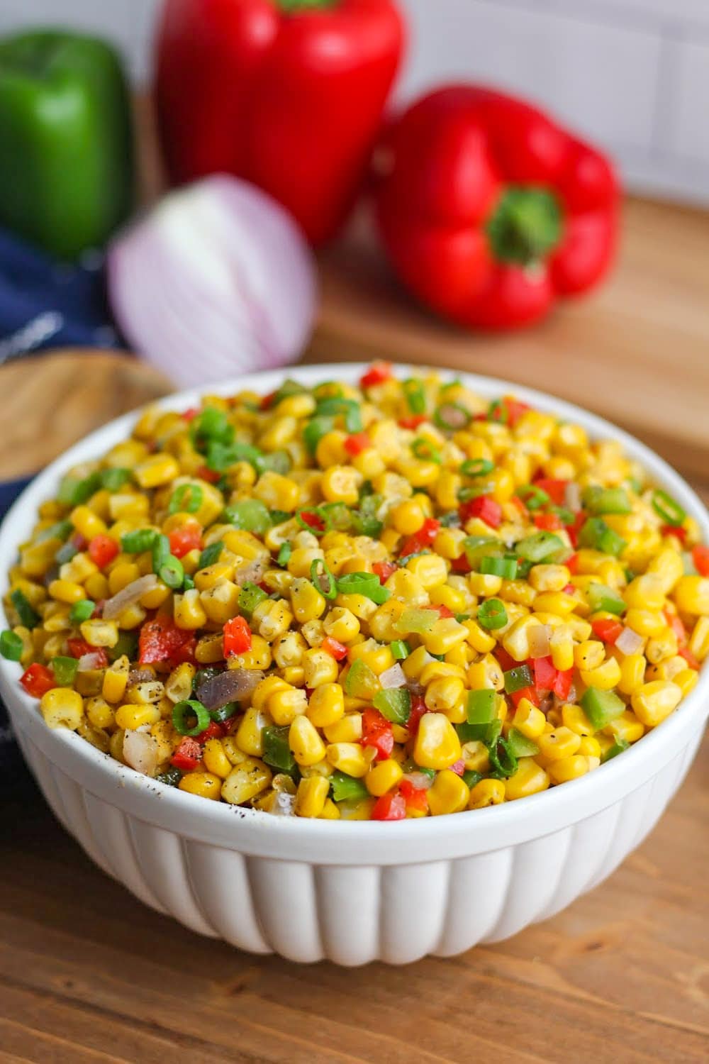 Mexican-Inspired Beef and Corn Skillet Peppers