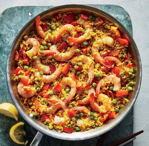 Shrimp Paella - Diabetic Diet